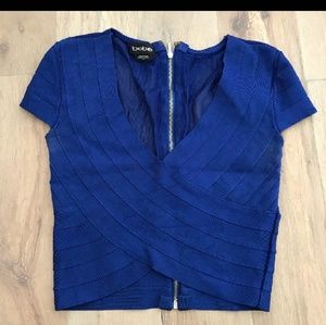 Bebe Crop bandage Top Small